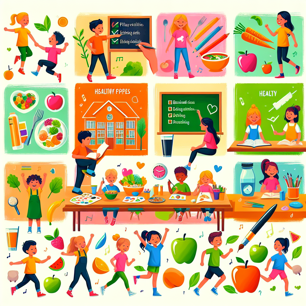 Kiat Mendorong Gaya Hidup Sehat untuk Anak SD Melalui Poster Kreatif