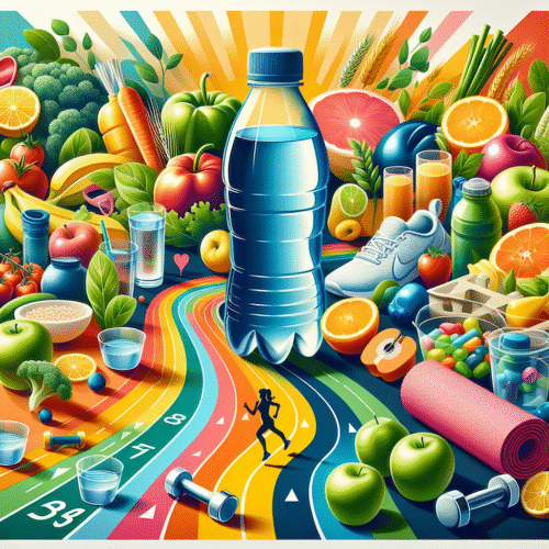 Poster Ajakan Hidup Sehat: Kreativitas Visual Mendorong Gaya Hidup Lebih